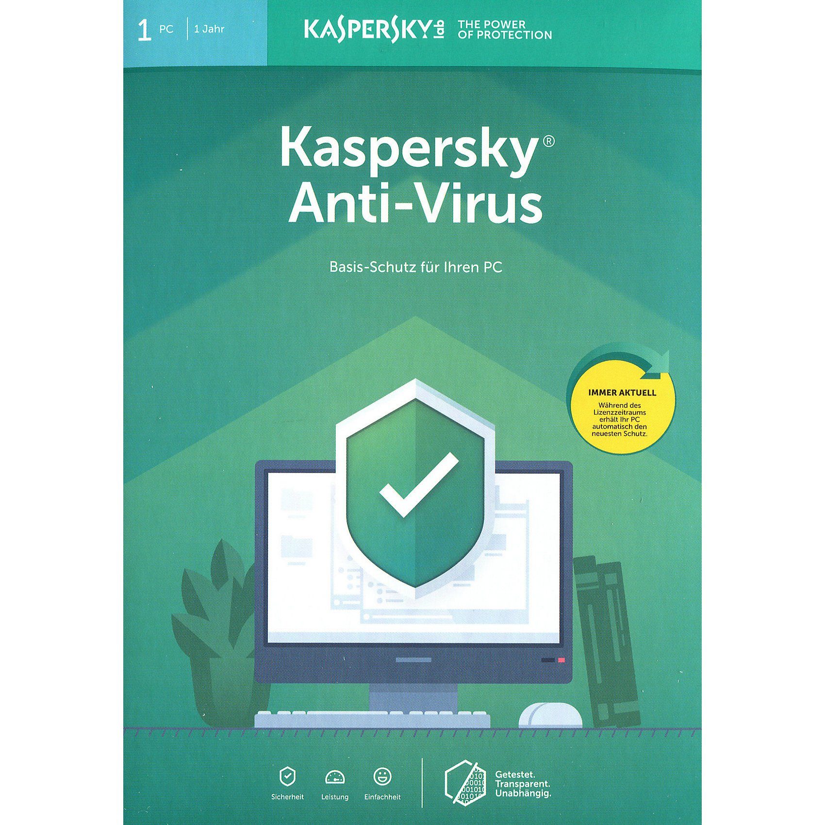 PC Kaspersky Anti Virus 2019 Download Code f r 1 User 