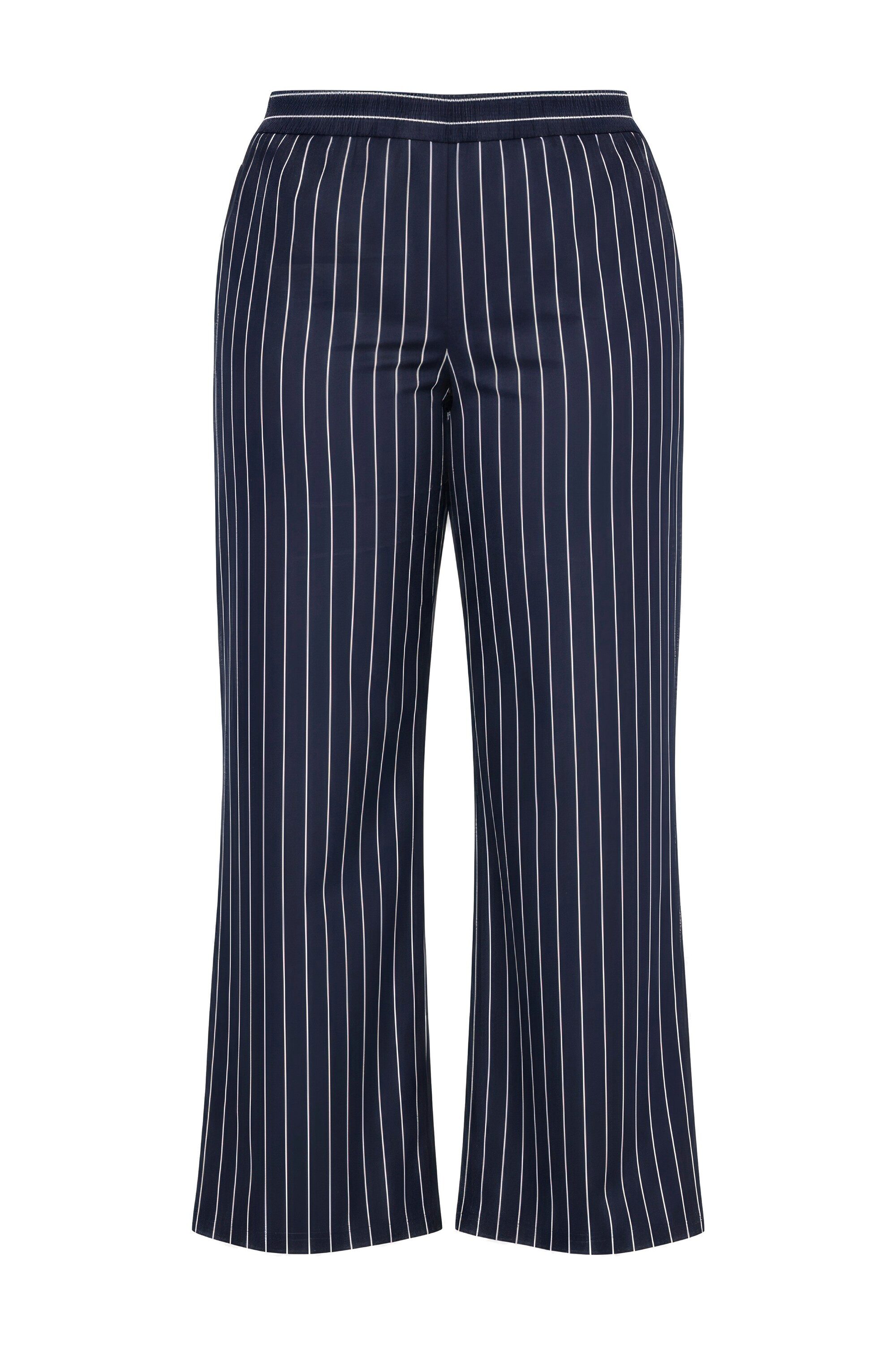 Angel of Style Funktionshose Hose weites Bein High Waist Nadelstreifen