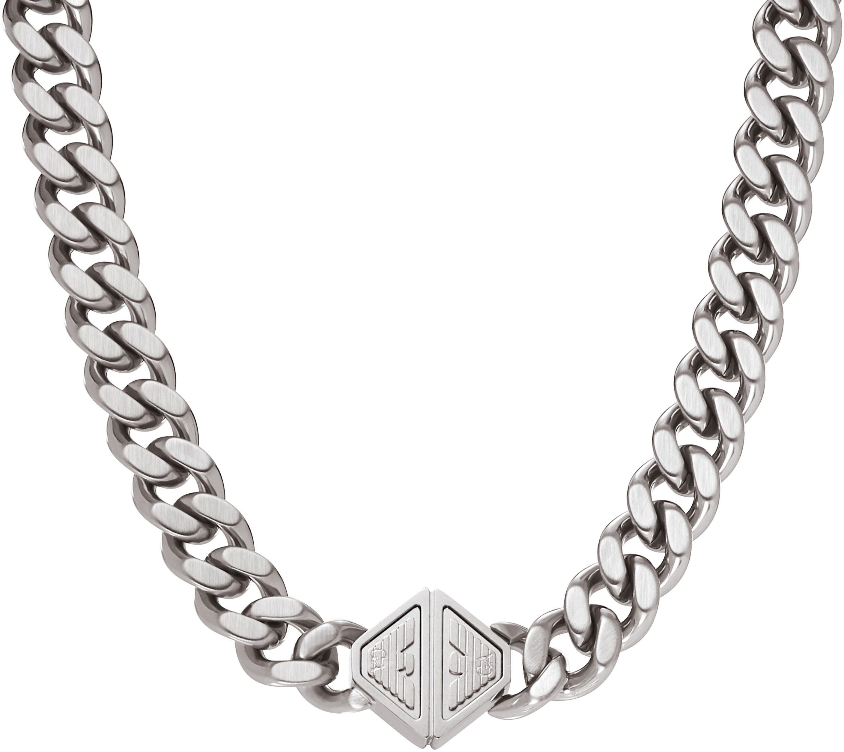 Emporio Armani Kette mit Anhänger Schmuck Geschenk Edelstahl Halskette günstig online kaufen