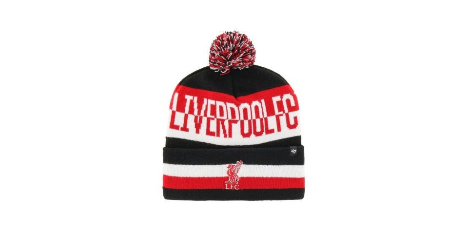 Liverpool Football Club Strickmütze LFC Black Split Beanie