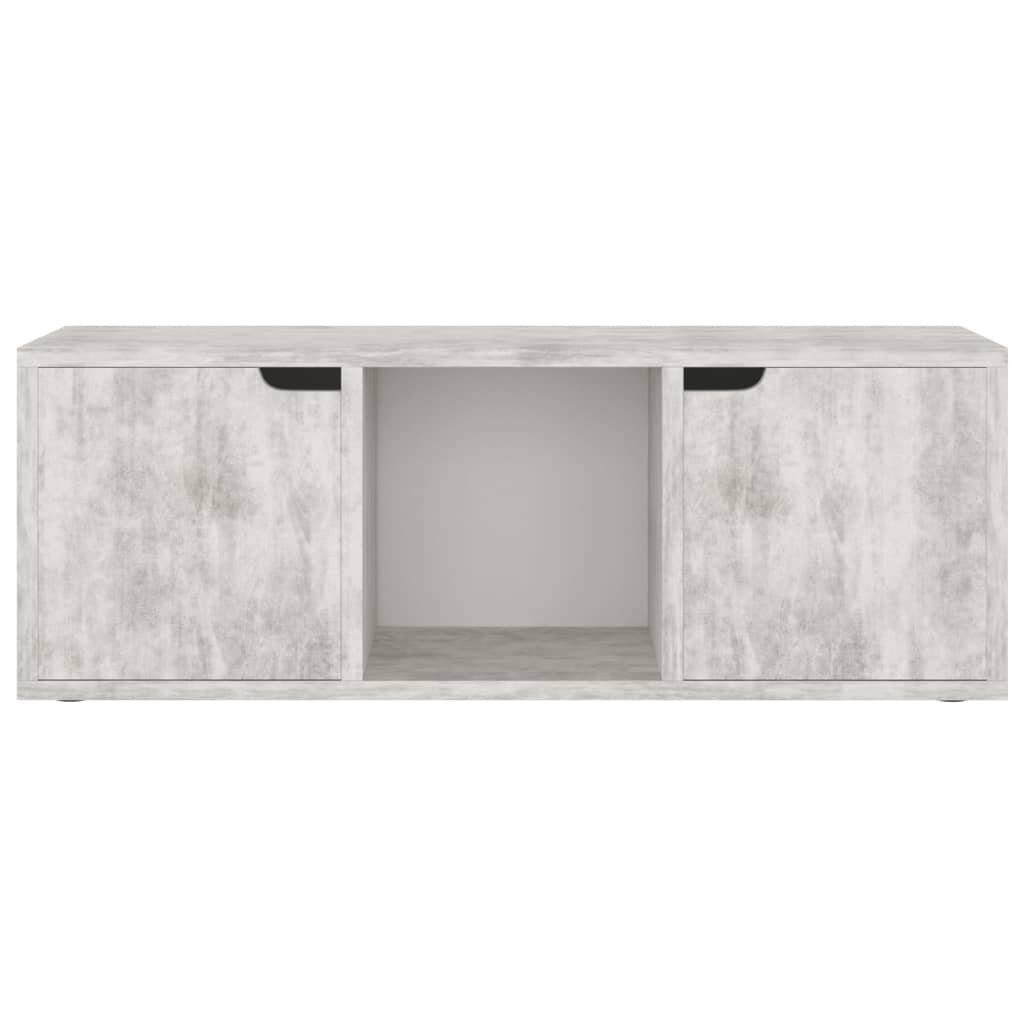 88,5x27,5x30,5 TV-Schrank Holzwerkstoff furnicato cm Betongrau