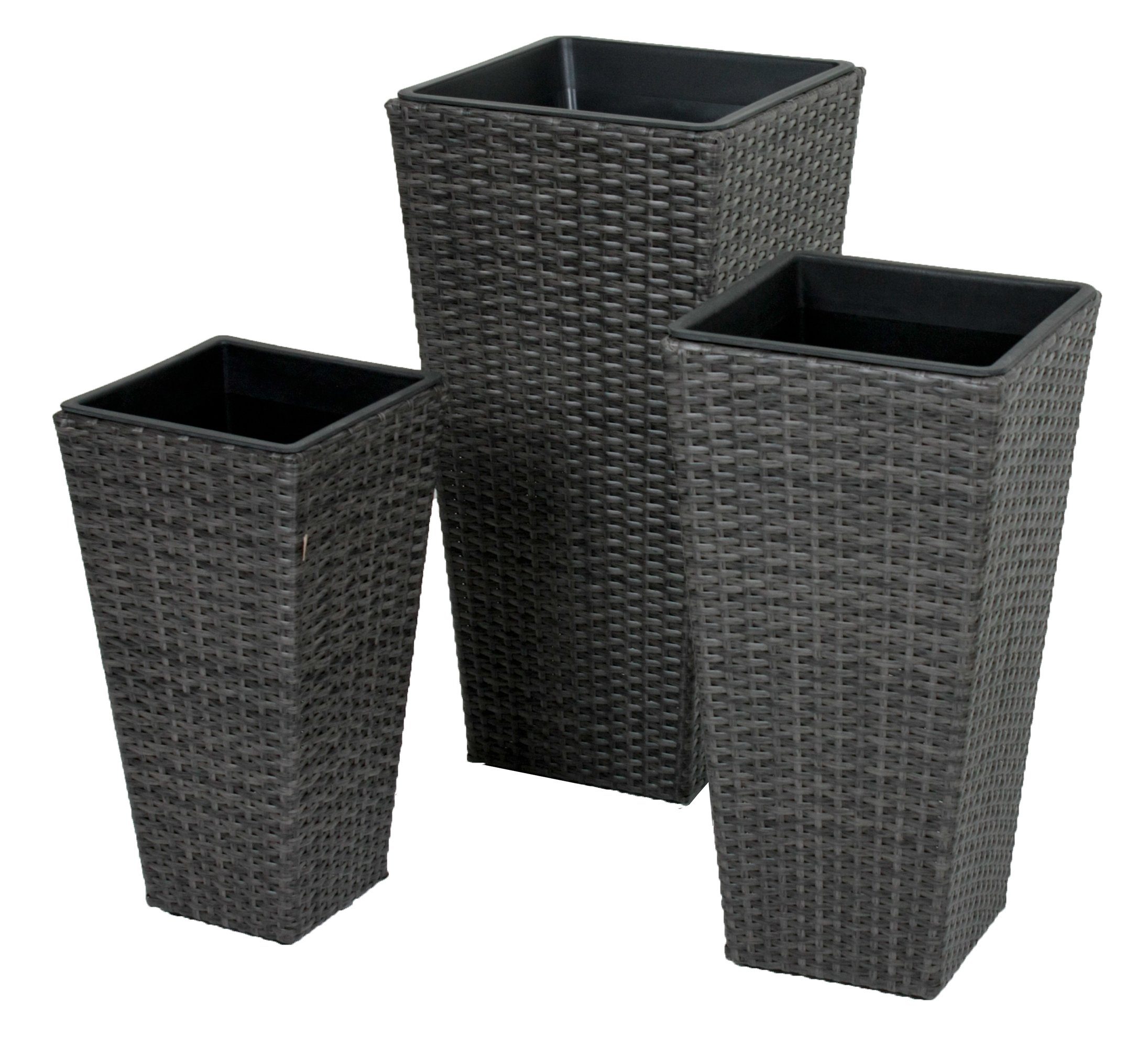 HTILiving Blumensäule 3er Set »Rattan« kaufen OTTO