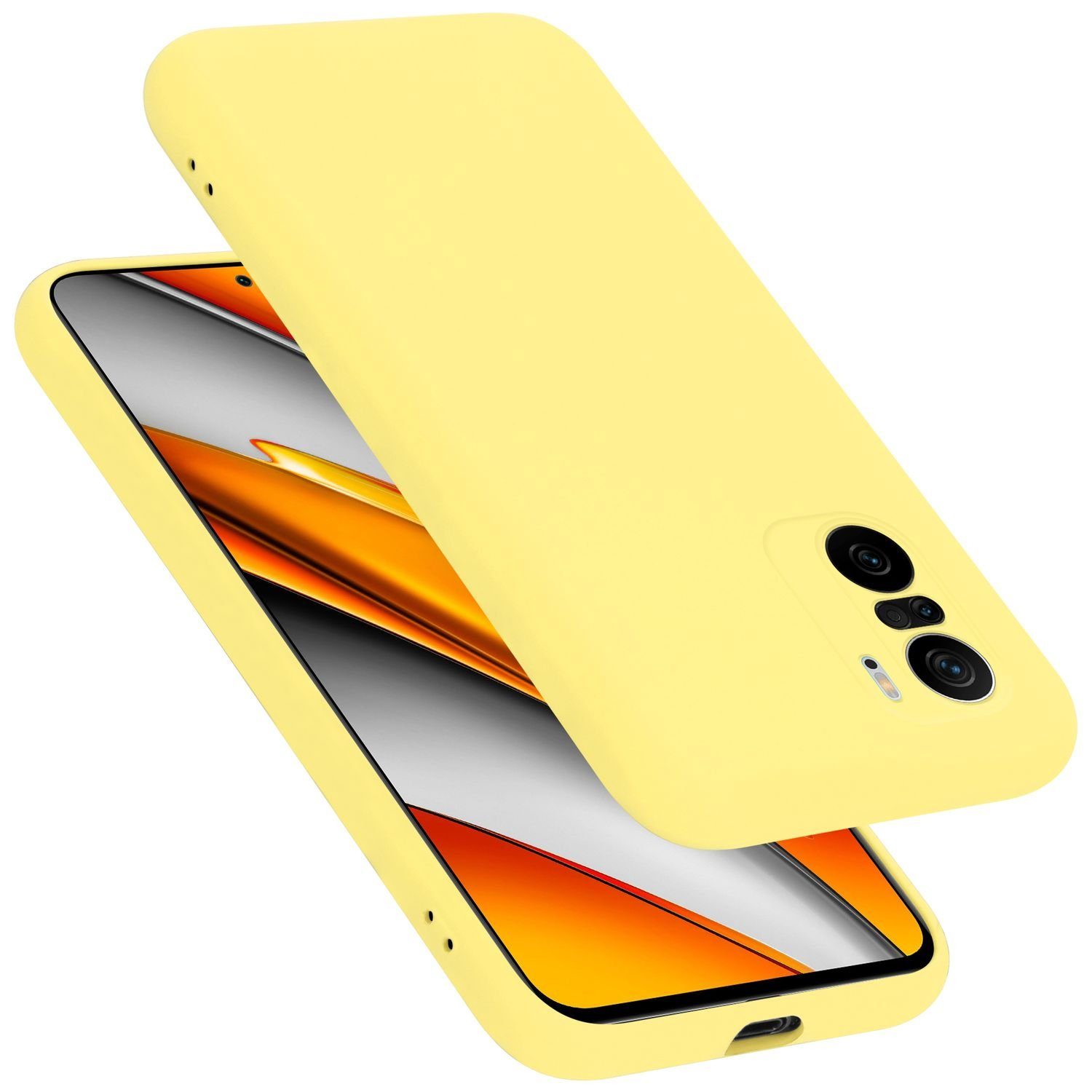 Cadorabo Handyhülle für Hülle Xiaomi Mi 11i / POCO F3, Flexible Hülle TPU Silikon Schutzhülle Back Cover Case