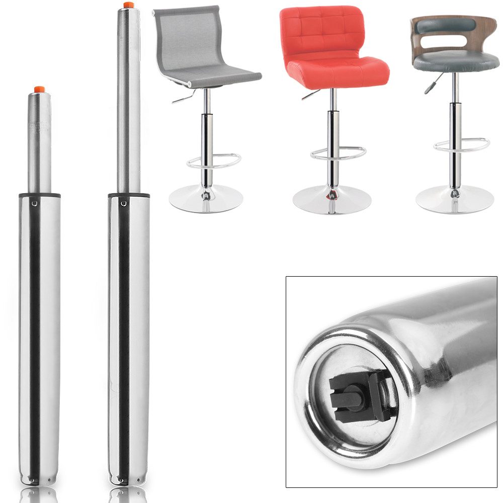 Casaria Drehstuhl, Gasdruckfeder 500 – 720mm Gesamtlänge 360° Drehbar Universal