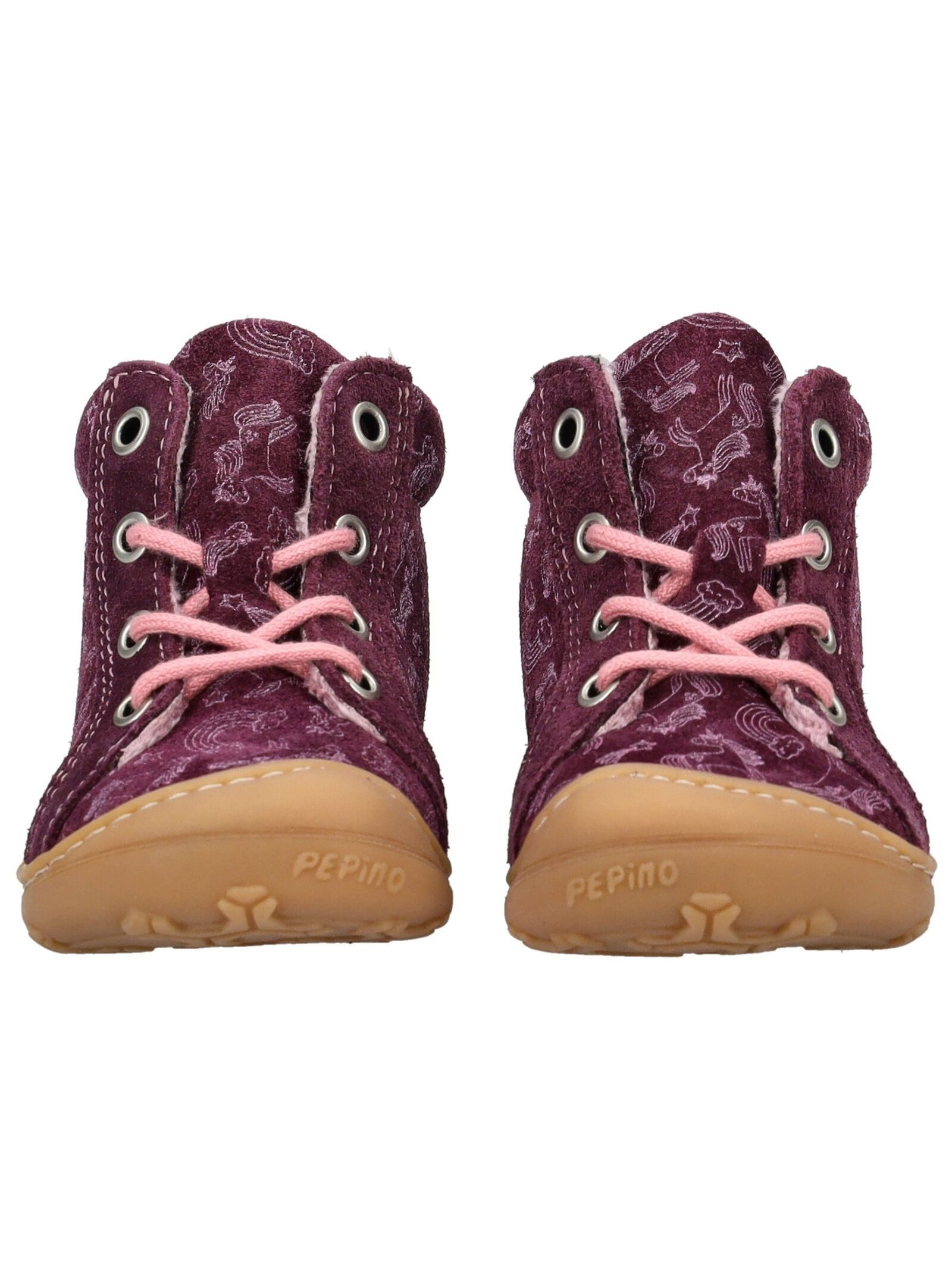 Pepino Stiefelette Veloursleder . Schnürstiefelette