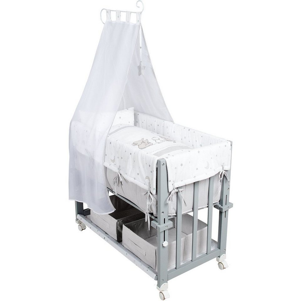 Roba Stubenbett 4in1 Sternenzauber Taupe Lackiert Roba Stubenbett 4in1 Sternenzauber Taupe Lackiert