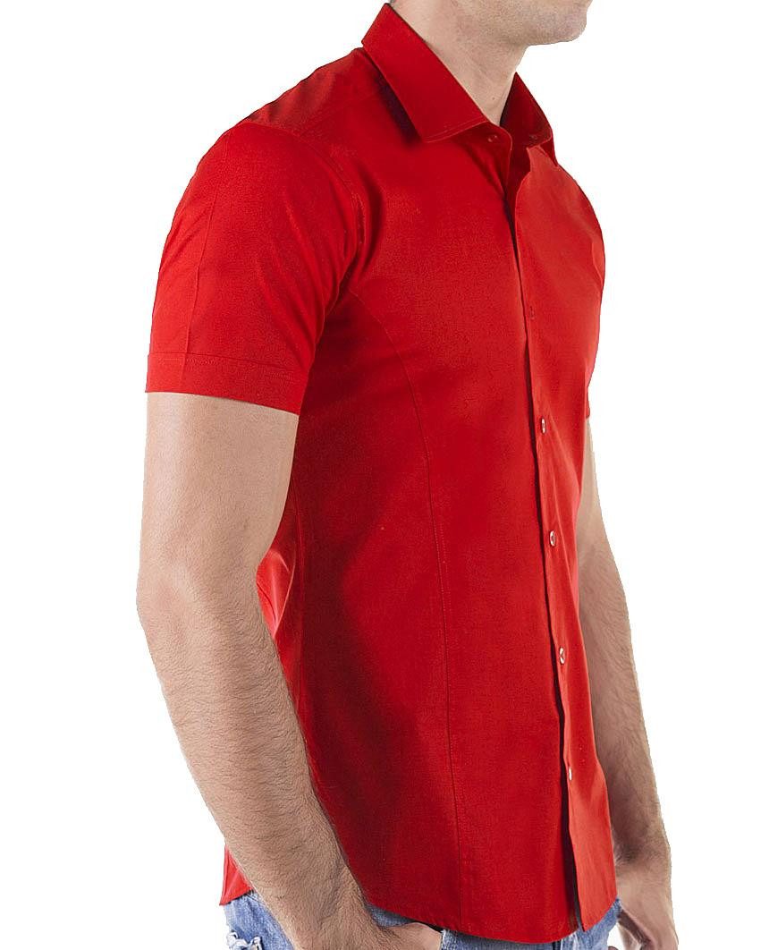 RedBridge Kurzarmhemd Slim Fit – Eleganter Look, Stretch-Material, Figurbetont