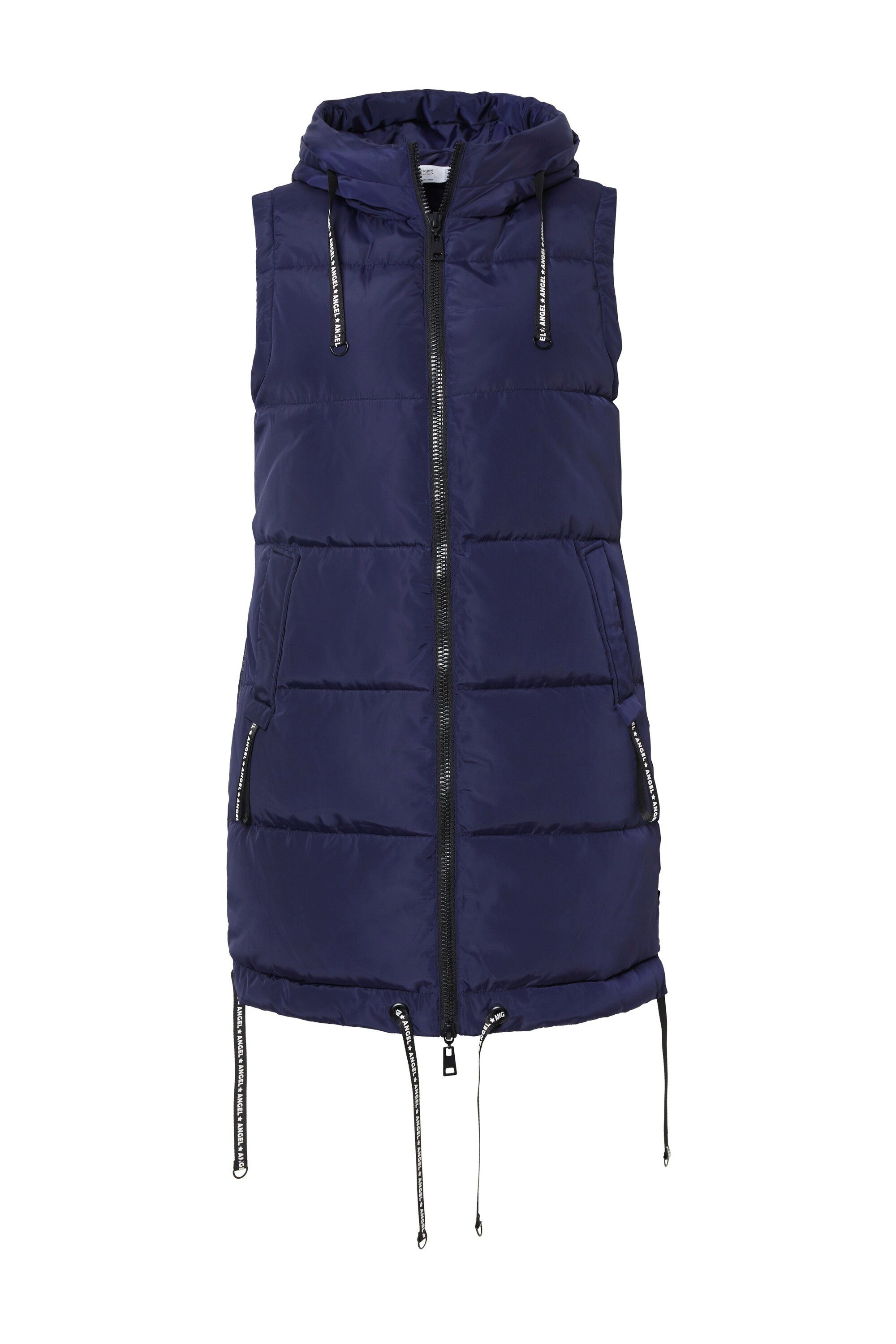 Angel of Style Steppweste Long-Steppweste A-Linie Kapuze günstig online kaufen