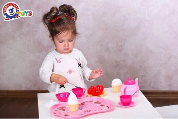 Technok Kinder-Küchenset Geschirrset mit Tablet und Teekanne für Kinder 7273, (16-tlg)