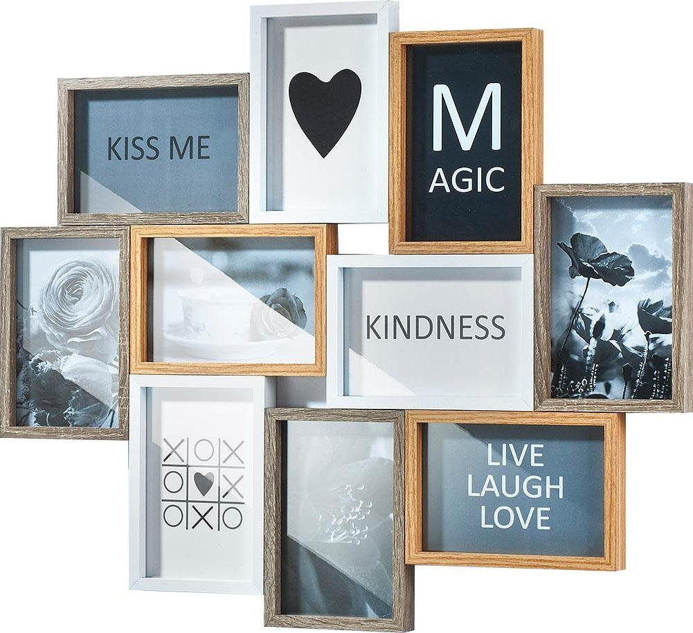 Bilderrahmen Collage In Braun Online Kaufen Otto