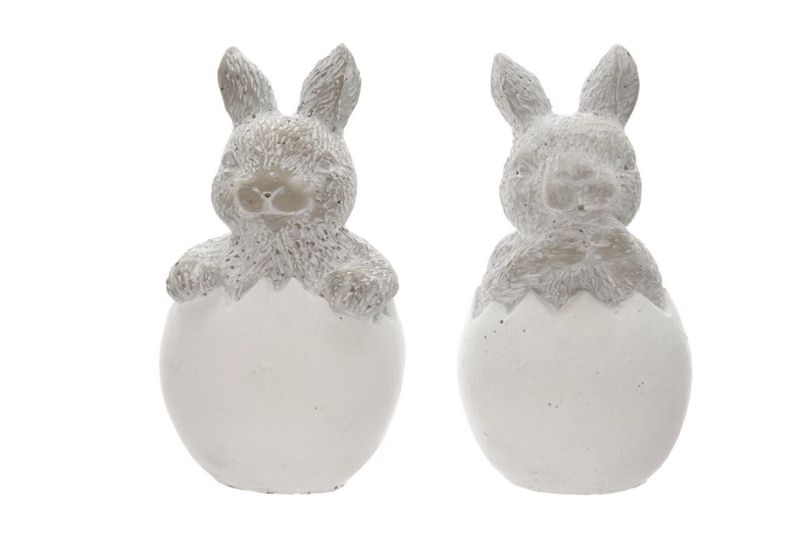 Osterfigur Hase Ton, 8,5 x 20 cm Stückpreis