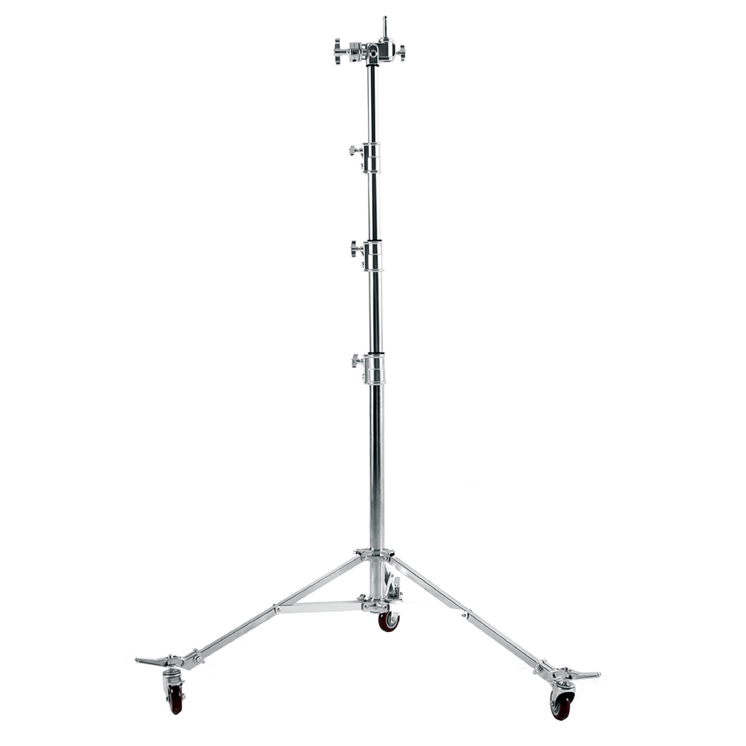 BRESSER Profi BR-C6M Combo-Ständer mit Rädern - 600 cm Lampenstativ