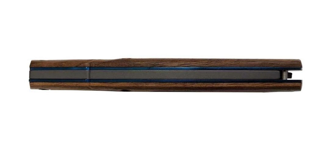 1 - Taschenmesser Wood' Walther Arms Walther BWK Messer 'Blue Walnussholz