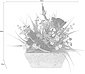 Kunstpflanze Blüten, I.GE.A., Höhe 28 cm, Arrangement in Schale, Bild 2
