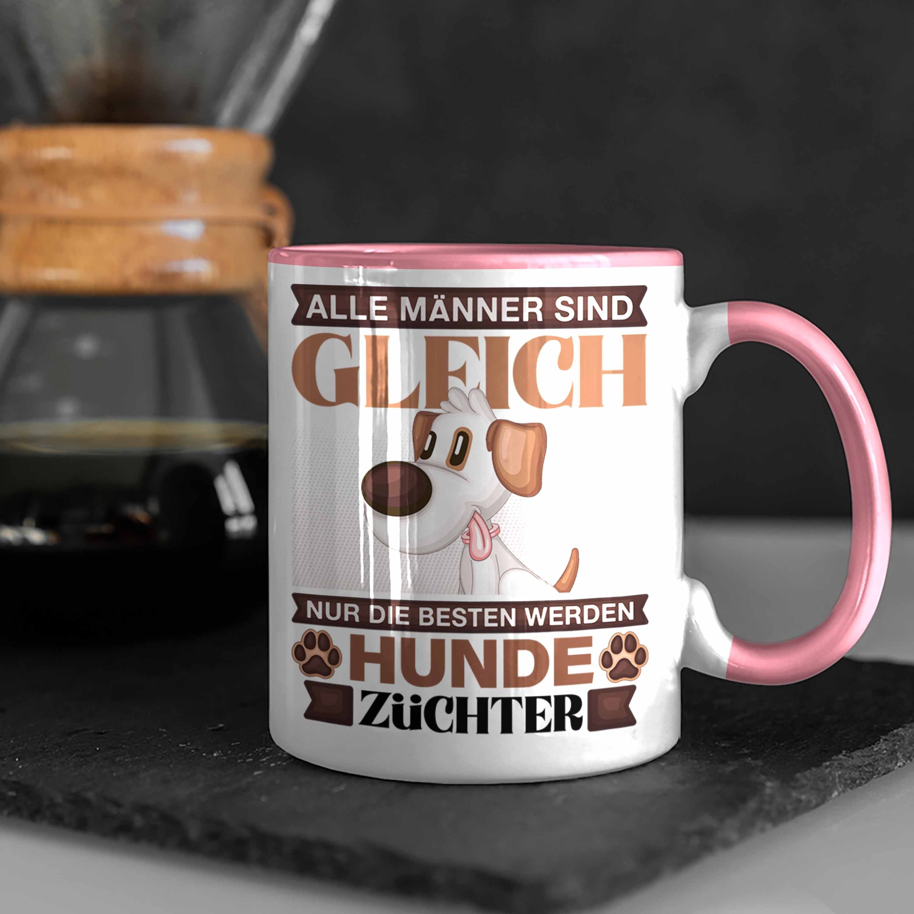 Trendation Tasse Trendation - Lustiger Tasse Spruch Züchter Geschenk Hunde Geschenkidee Rosa