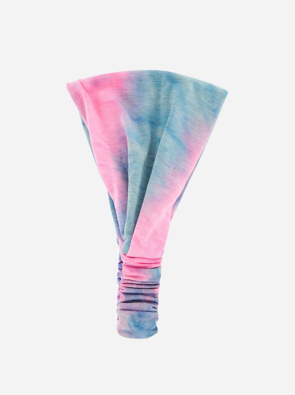 axy Haarband Damen Haarband Batik Farben Kopfband, Kopftuch Stirnband für Yoga und Sport Hairband Rosa/Blau