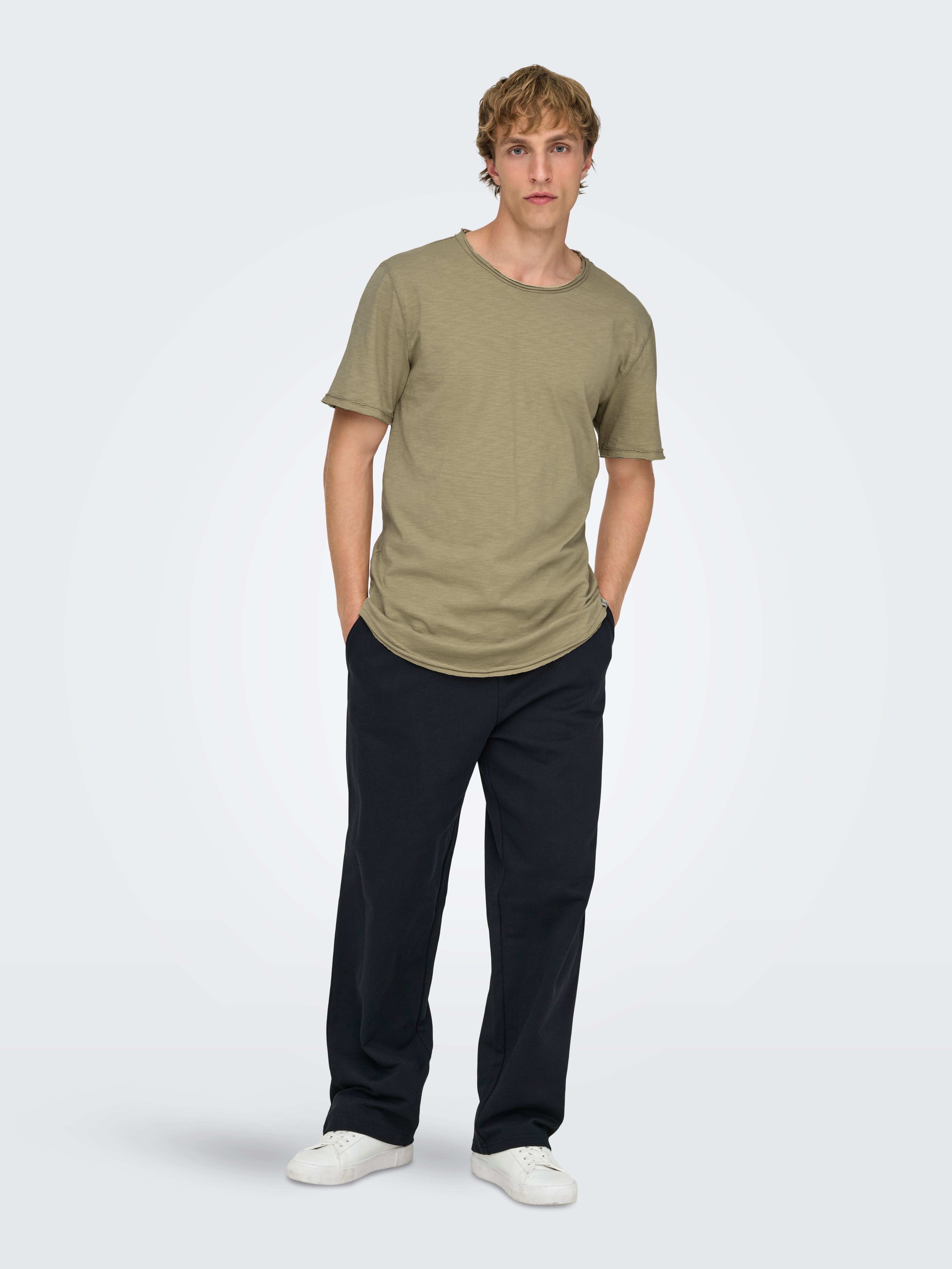 ONLY & SONS T-Shirt ONSBENNE LONGY SS TEE NF 7822 NOOS