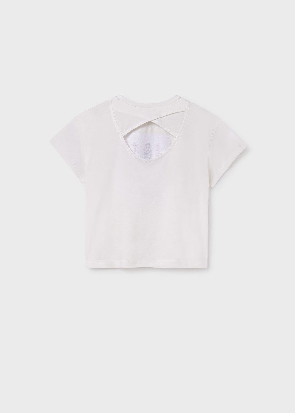 Mayoral T-Shirt T-Shirt mit Nieten & Rückengrafik – Teenager Mädchen (603092)