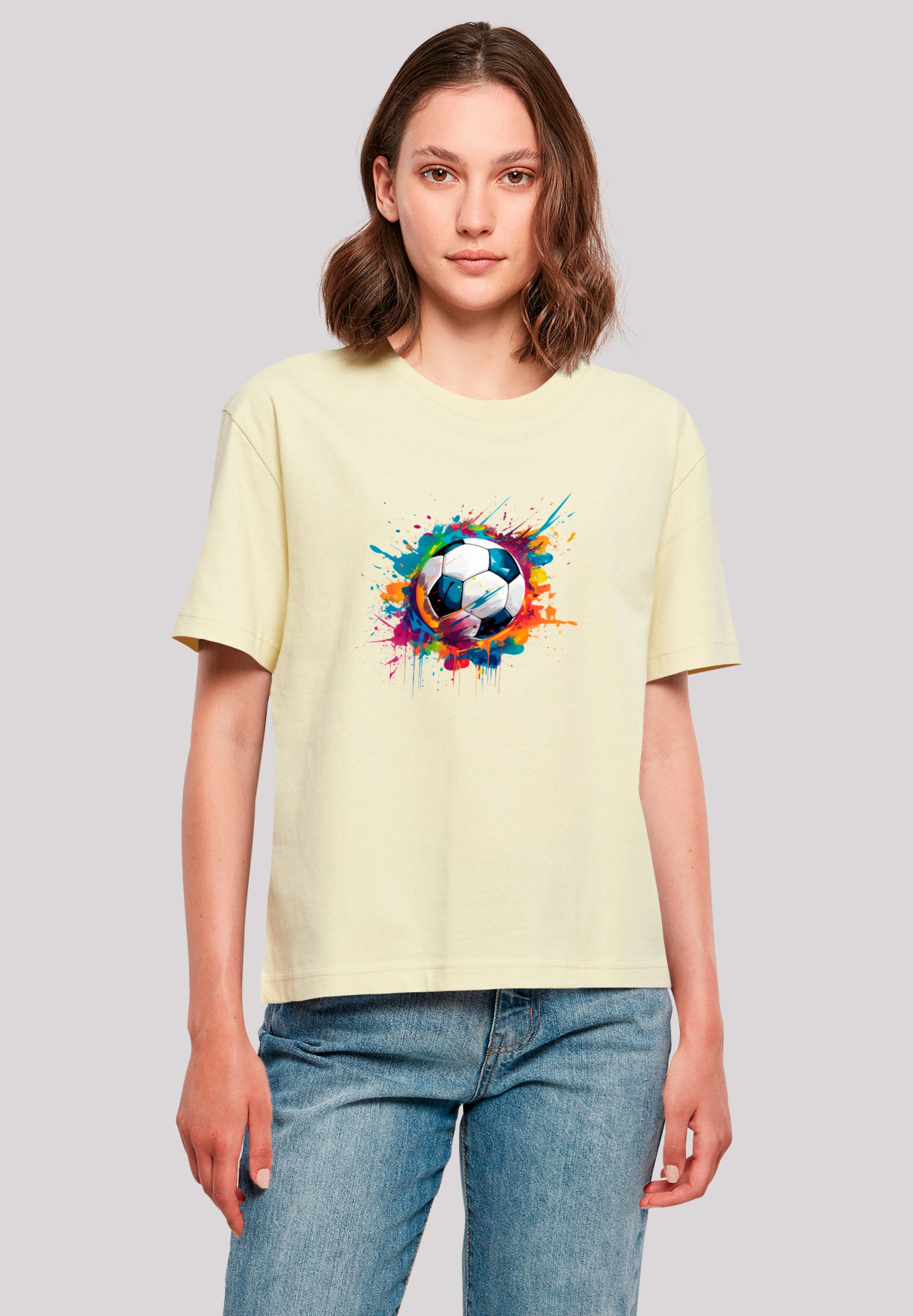 F4NT4STIC T-Shirt Bunte Fußball Grafik Premium günstig online kaufen