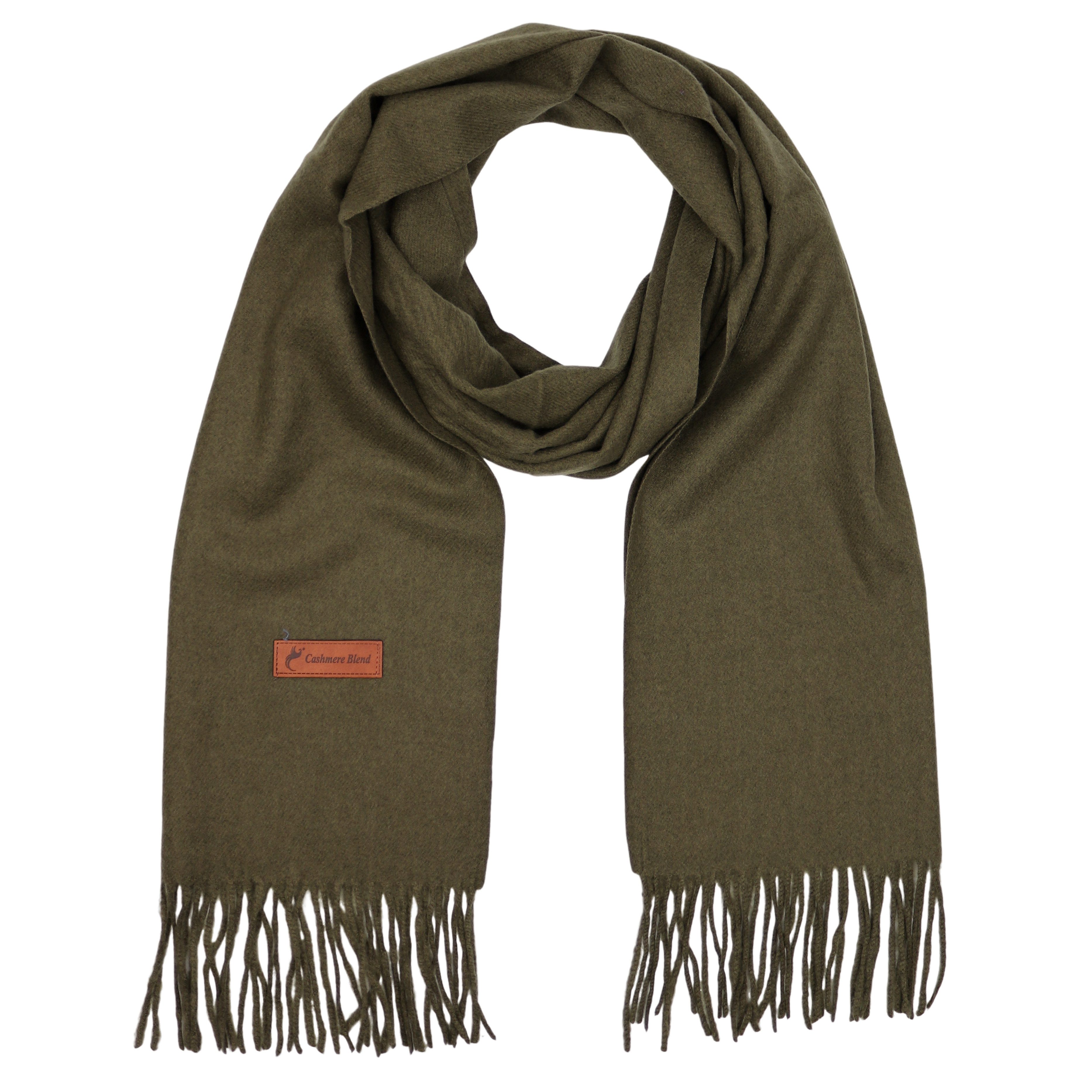 Modeschal Herren Weicher und warmer Schal Unifarbe 32x180cm