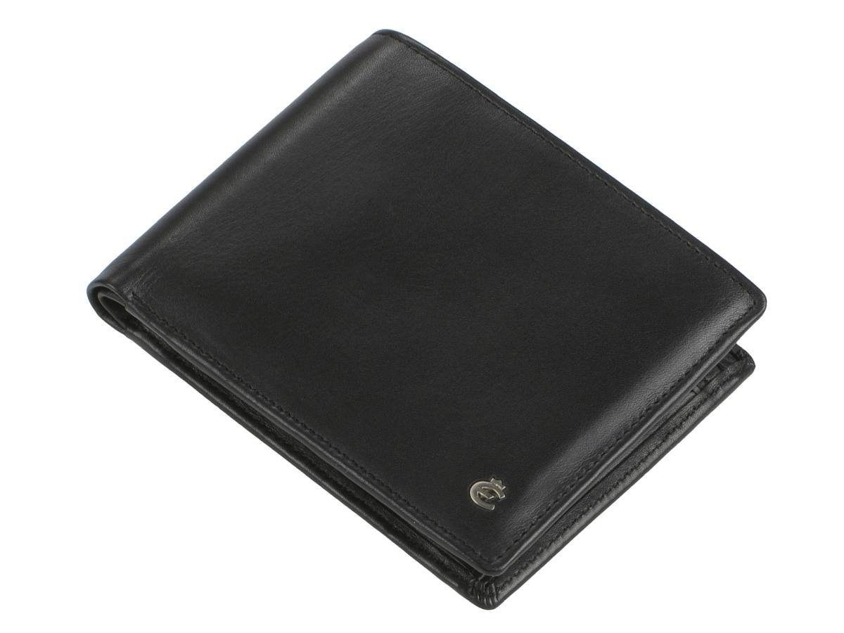 Esquire Geldbörse Harry (oA), Geldbeutel quer, Herrenbörse, Geheimfach für Scheine, RFID, Leder