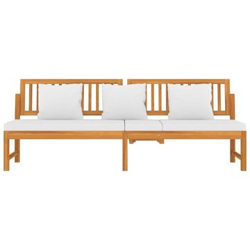 DOTMALL Loungeset Gartenlounge Tagesbett mit Kissen 200x60x75 cm Massivholz Akazie