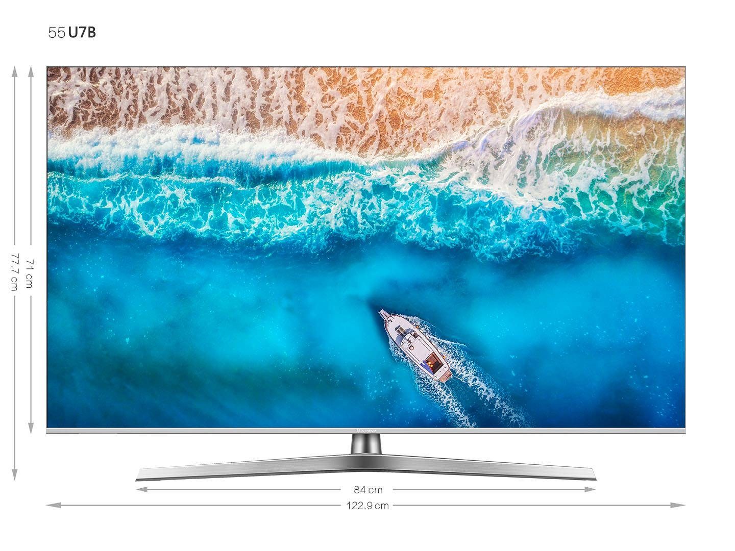 Hisense H55u7b Led Fernseher 138 Cm 55 Zoll 4k Ultra Hd Smart Tv Online Kaufen Otto
