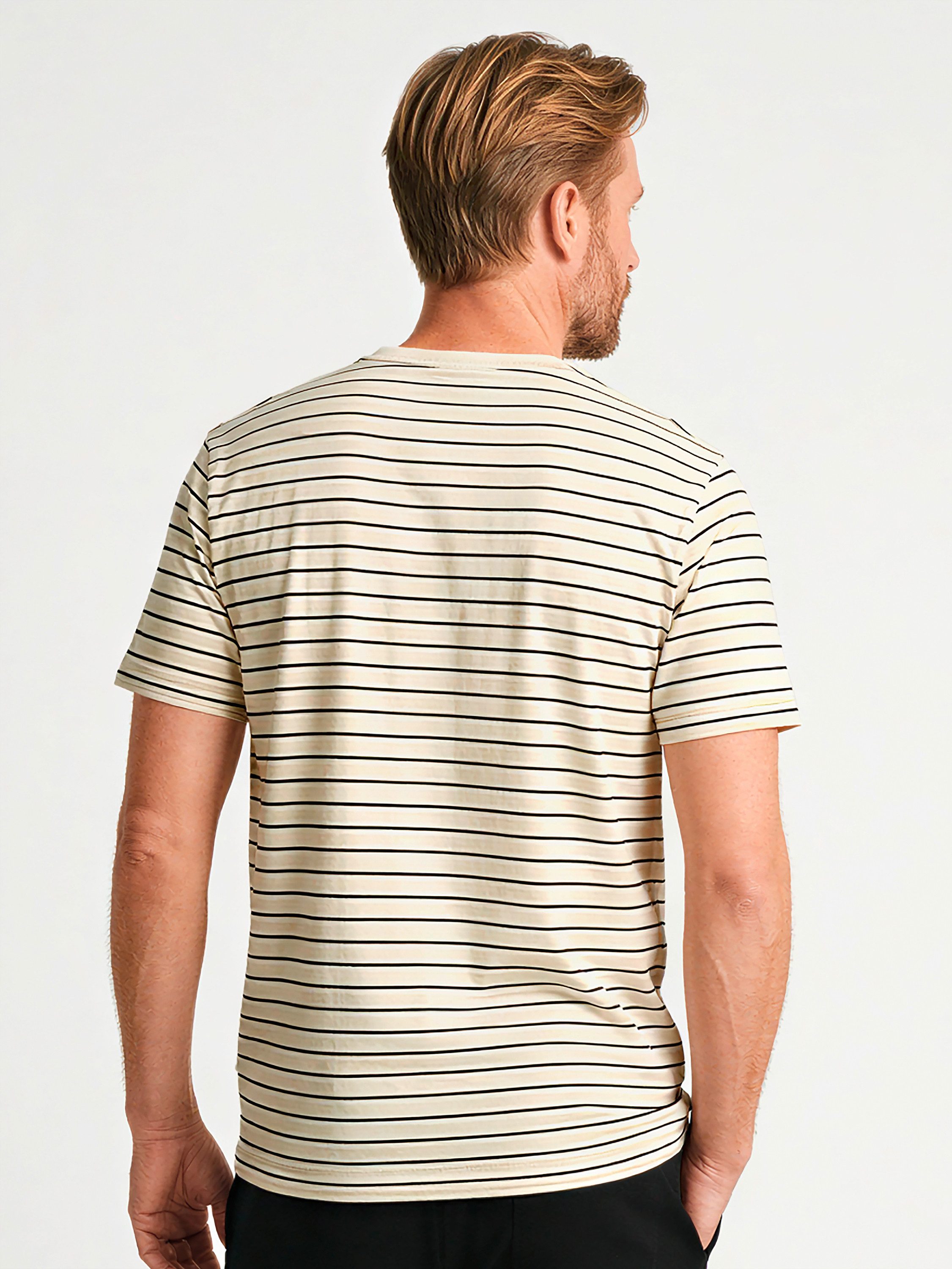CALIDA Kurzarmshirt RMX Lounge Lecce Herren (1-tlg) 100% Baumwolle, weicher Griff, atmungsaktiv, leicht