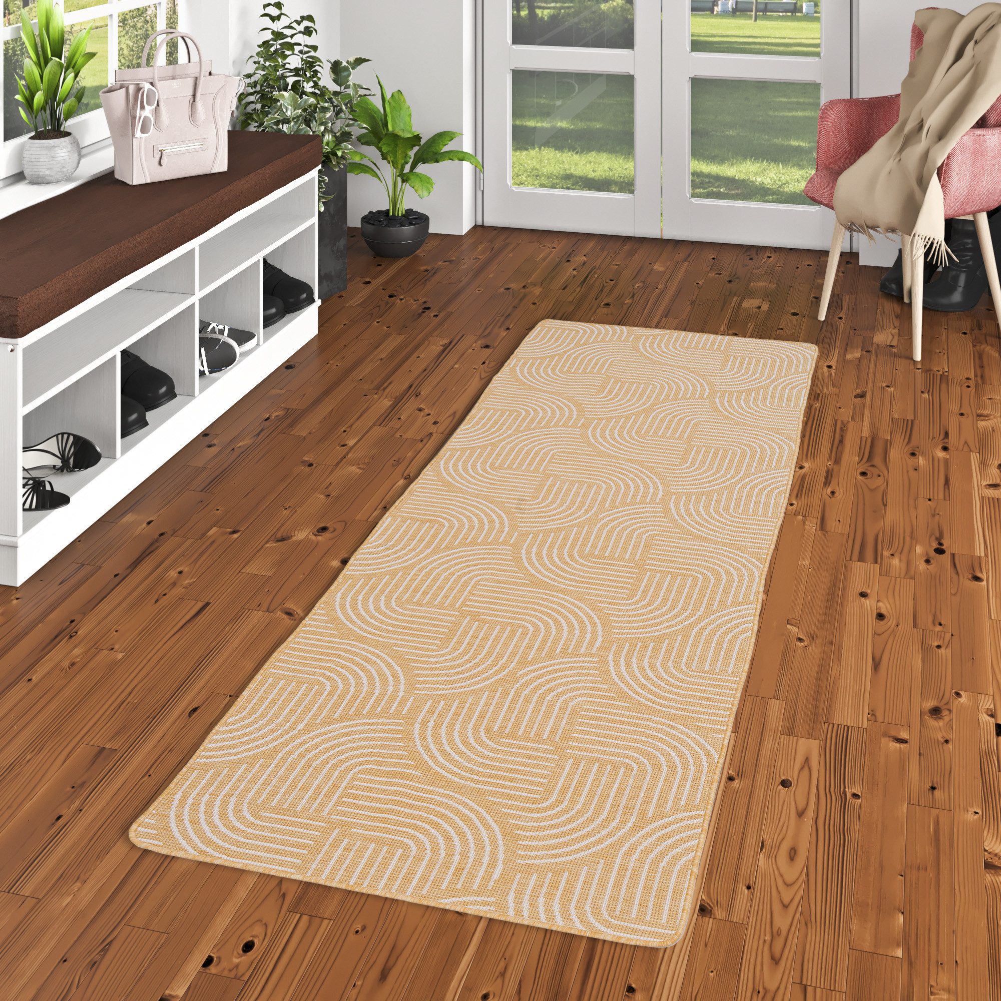 Snapstyle Läufer In- und Outdoor Teppich Läufer Beidseitig Newport, Rechteckig, Höhe: 3 mm