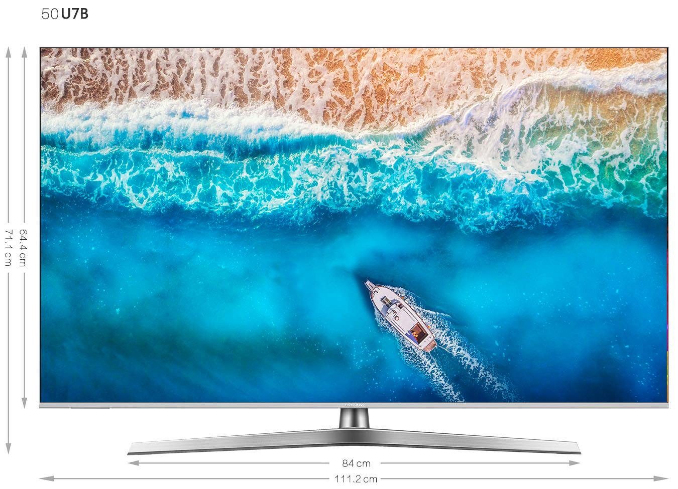 Hisense H50u7b Led Fernseher 126 Cm 50 Zoll 4k Ultra Hd Smart Tv Online Kaufen Otto