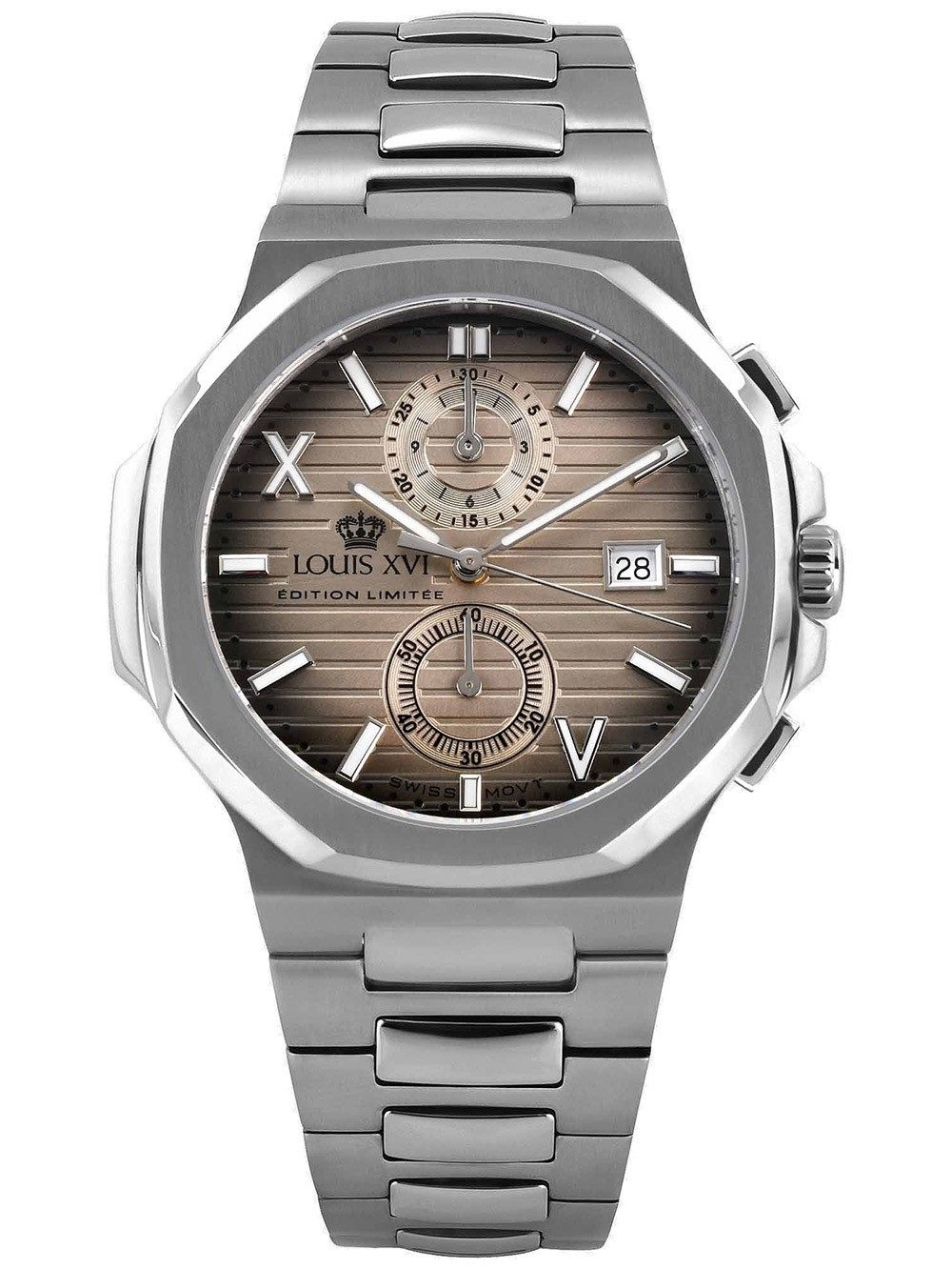 LOUIS XVI Quarzuhr Louis XVI LXVI1673 Herrenuhr Renaissance Chrono 40mm 5ATM Louis XVI LXVI1673 Herrenuhr Renaissance Chrono 40mm 5ATM