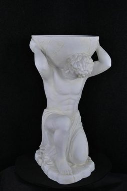 JVmoebel Skulptur Statur Atlas Eisfach Skulptur Figur Vasen Skulpturen Figuren Globus