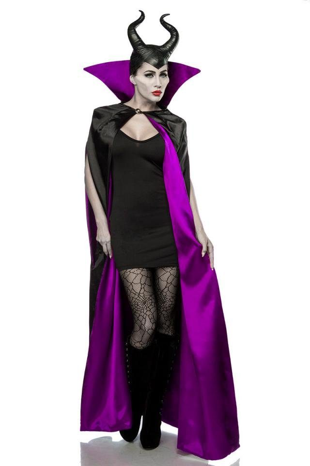 Mask Paradise Clown-Kostüm Mask Paradise Malevolent Fairy, schwarz/lila, Größe XS-M