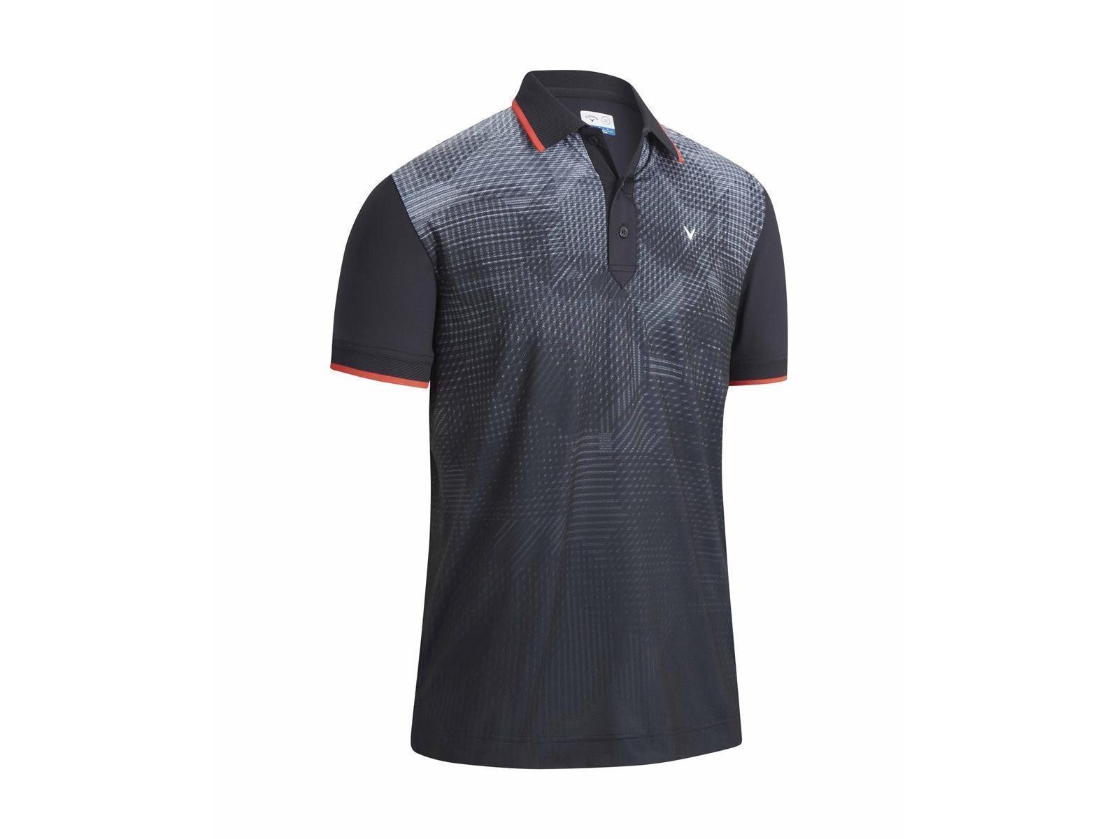 Callaway Poloshirt Callaway Golf X Gradient Print Polo Poloshirt Herren (1-tlg) Gerippter Kragen & Kurze Ärmel