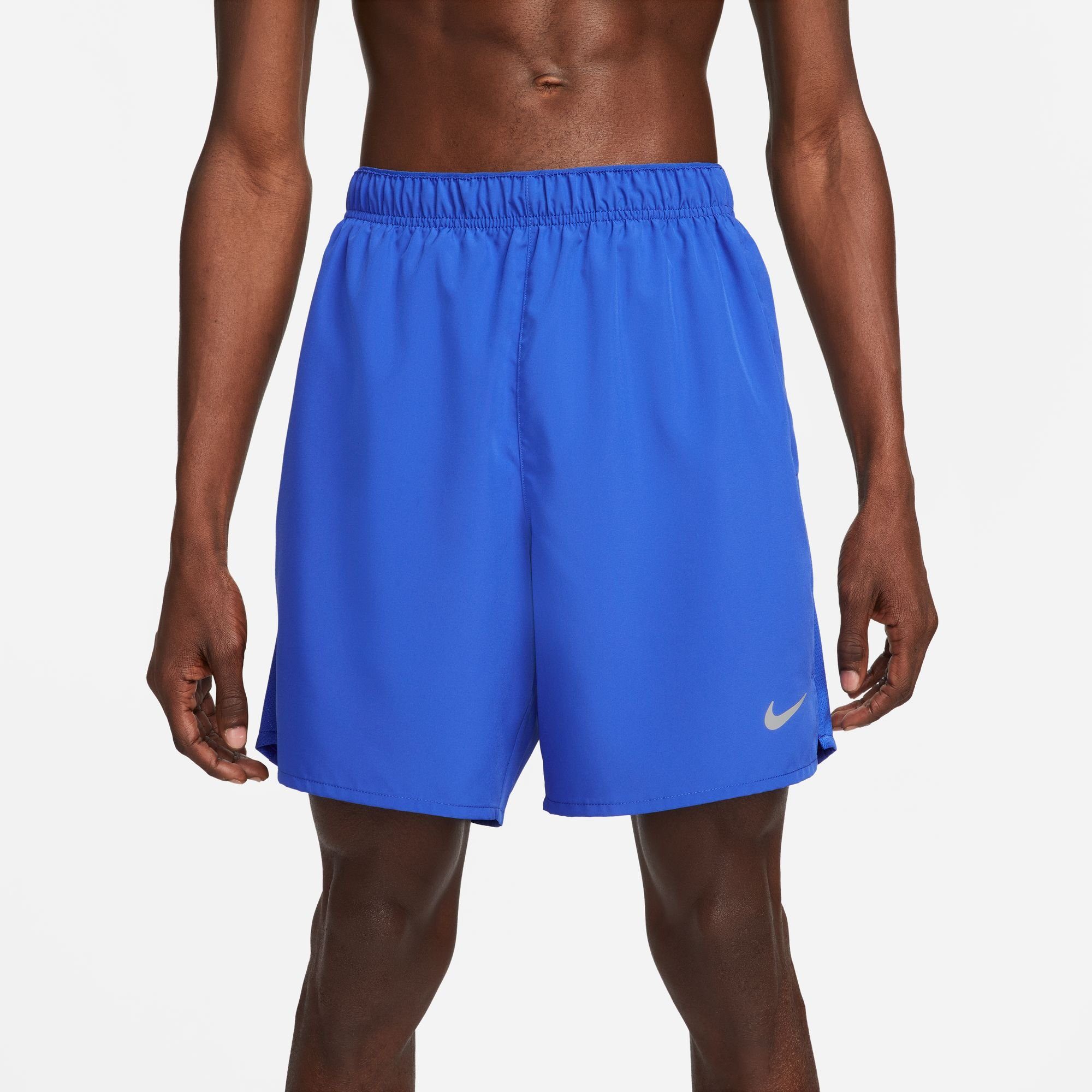 RUNNING SILV Nike MEN'S GAME ROYAL/GAME SHORTS ROYAL/REFLECTIVE Laufshorts DRI-FIT UNLINED CHALLENGER