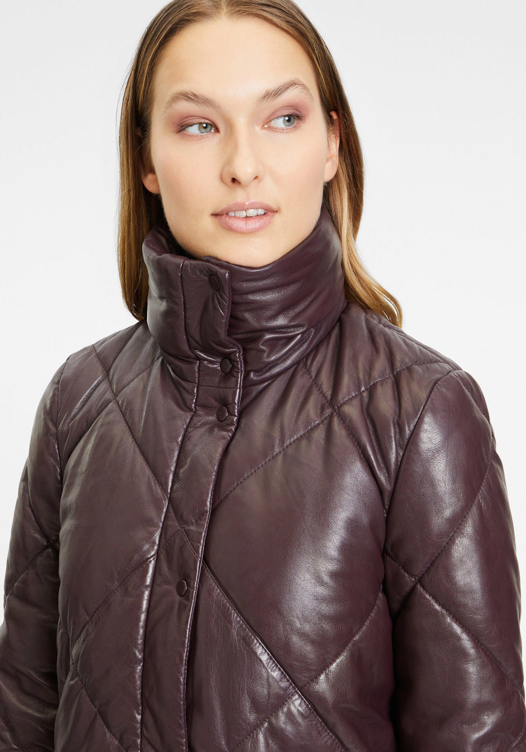 GWEditha Lederjacke RF Gipsy bordeaux