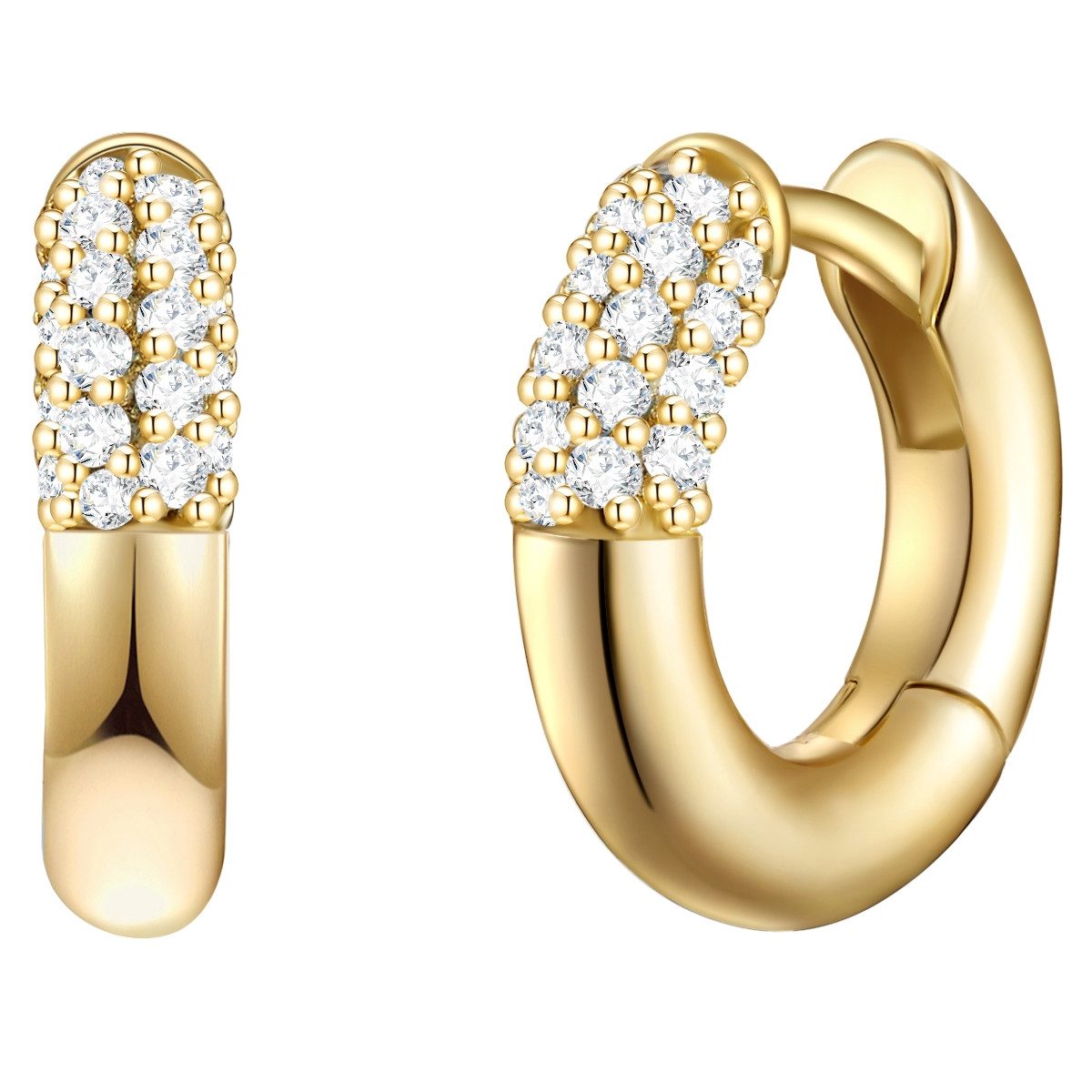 Glanzstücke München Paar Creolen Set: GSM978 (2-tlg), aus Sterling Silber günstig online kaufen