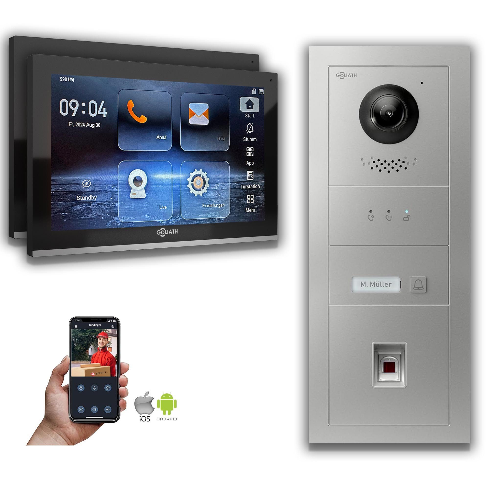 Goliath Intercom Video-Türsprechanlage Goliath IP Video Türsprechanlage ...