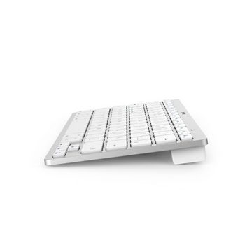 Hama Bluetooth®-Tastatur für iOS, Android- und Windows Geräte, QWERTZ Ultra-Slim-Bluetooth-Tastatur