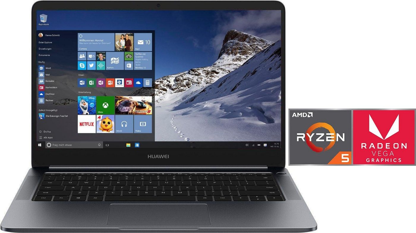 Huawei MateBook D Notebook (35,56 cm/14 Zoll, AMD Ryzen 5, 512 GB SSD) Huawei MateBook D Notebook (35,56 cm/14 Zoll, AMD Ryzen 5, 512 GB SSD)
