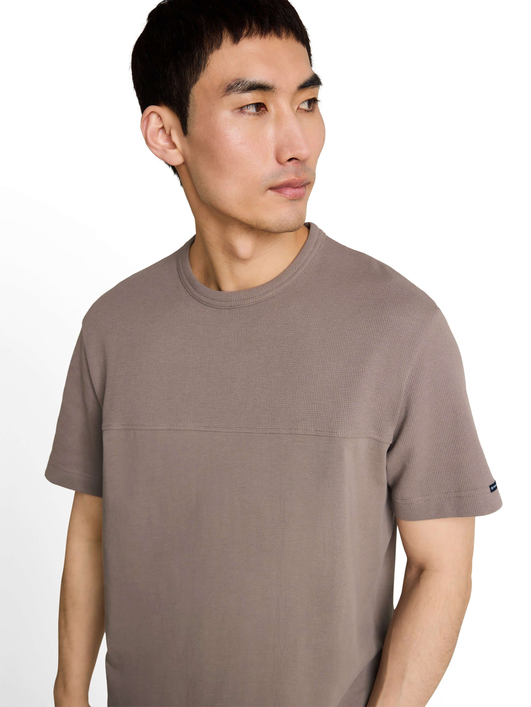 TOM TAILOR Kurzarmshirt Sommershirt mit Struktur-Details – Bild 3 von 5