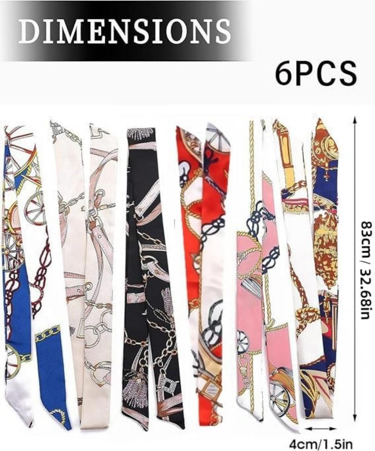 Coonoor Halstuch Handtaschen Schal, Satin Ribbon Seidentücher Scarf Damen, günstig online kaufen