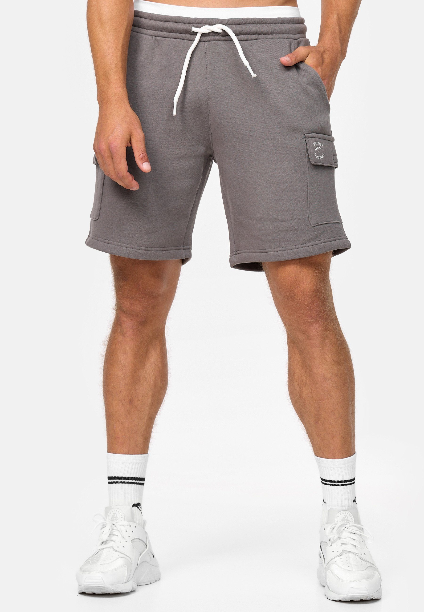 Indicode Sweatshorts Dannie Pewter