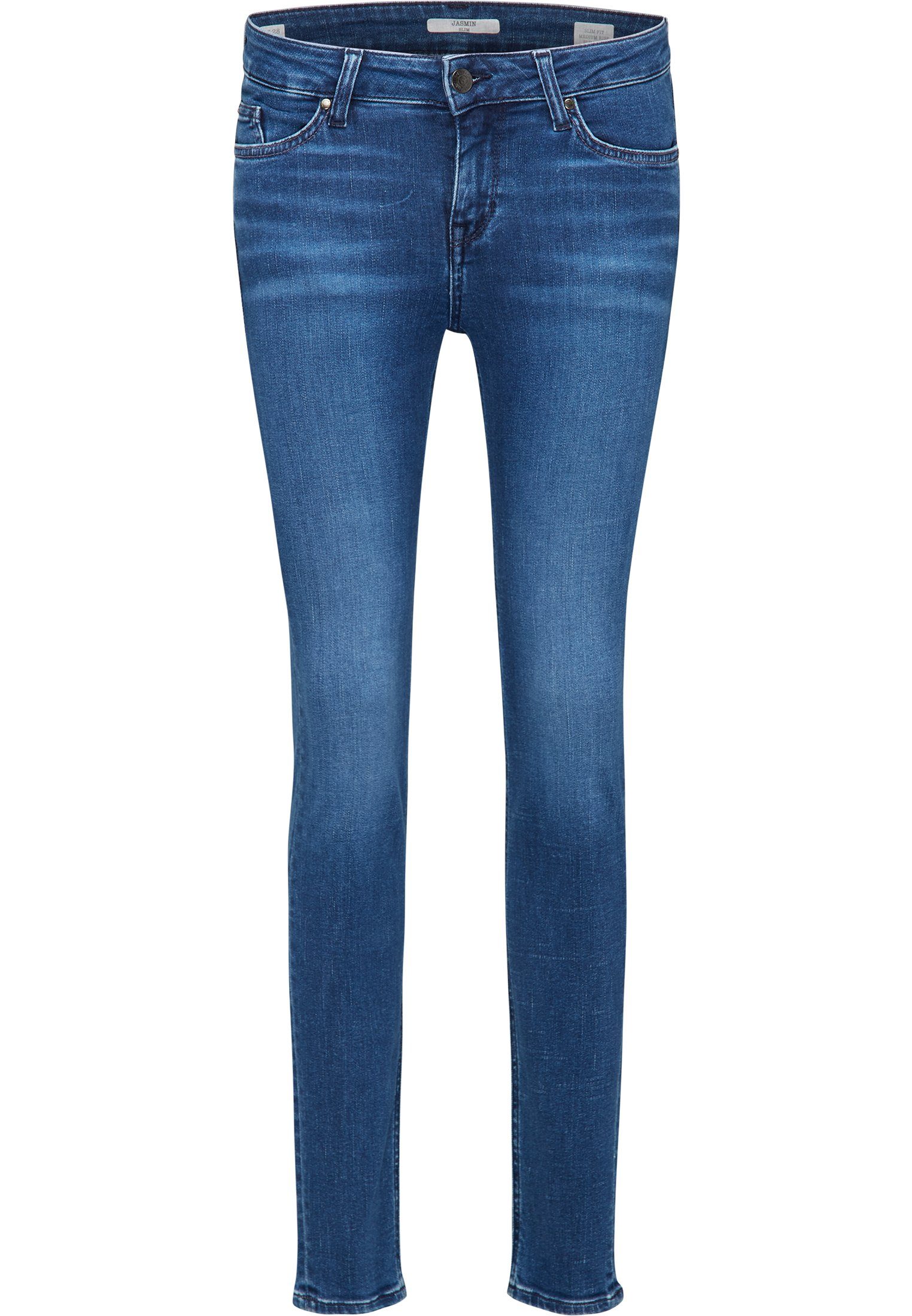MUSTANG 5-Pocket-Jeans »Jasmin Jeggins«, mittelerer Bund, Schnitt und Bein  schmal online kaufen | OTTO