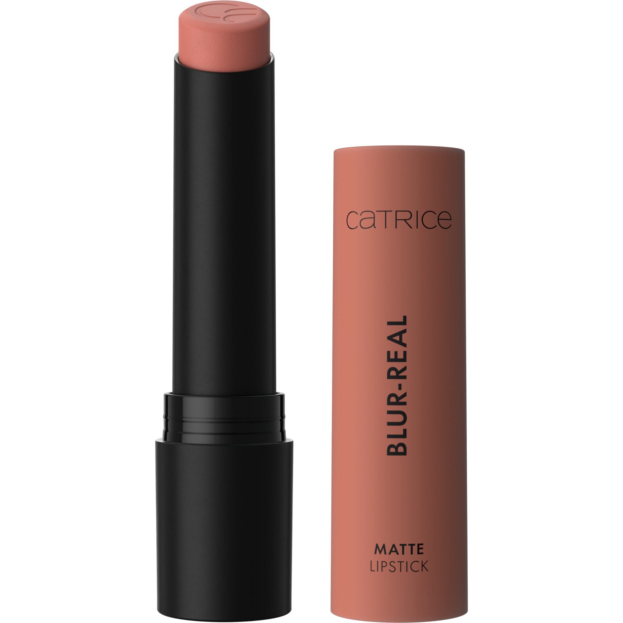 Catrice Lippenstift BLUR-REAL MATTE LIPSTICK, 3-tlg., soft-matter Lippenstift mit Blurred-Finish und Ceramiden