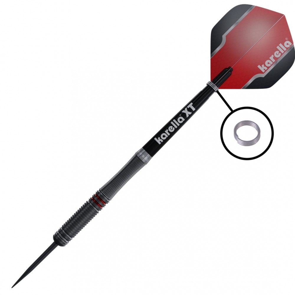Karella Dartscheibe Karella Shaft Federring 12er Set für Dartspieler., (Set, 12er Set für Dartspieler, hochwertige Edelstahl-Ringe), Hochwertige Edelstahl-Ringe für festen Halt