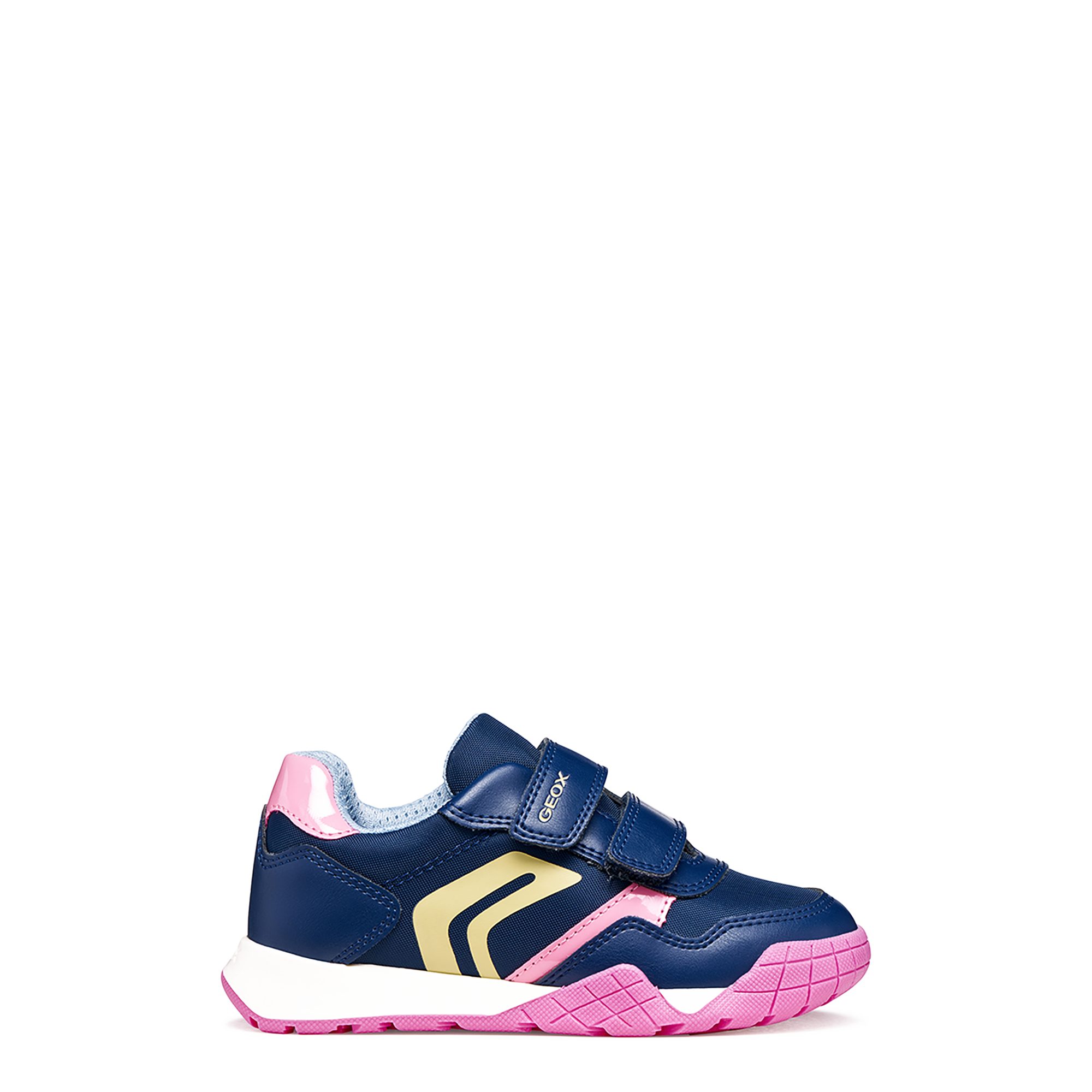 Geox GEOX RANN-E, Klett, Blau, kombiniert, Kinder Klettschuh
