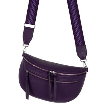 EAAKIE Gürteltasche Bauchtasche Umhängetasche Crossbody-Bag Hüfttasche Kunstleder Italy-D, als Schultertasche, CrossOver, Umhängetasche tragbar