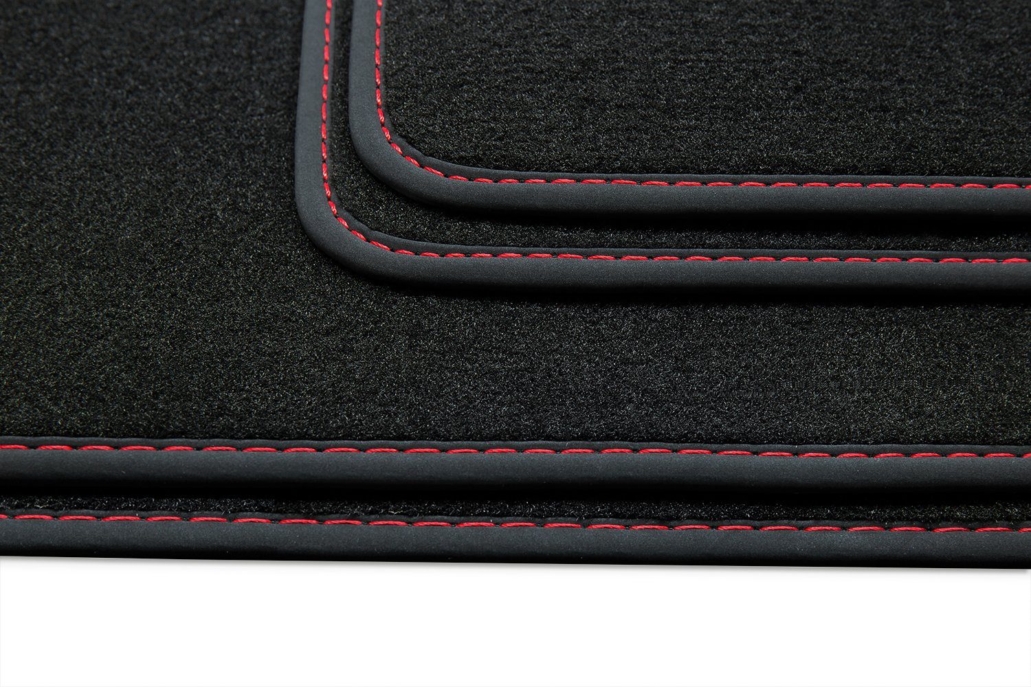teileplus24 Auto-Fußmatten V374 Velours Fußmatten Set kompatibel mit Opel Astra J 2009-2016 – Bild 3 von 5