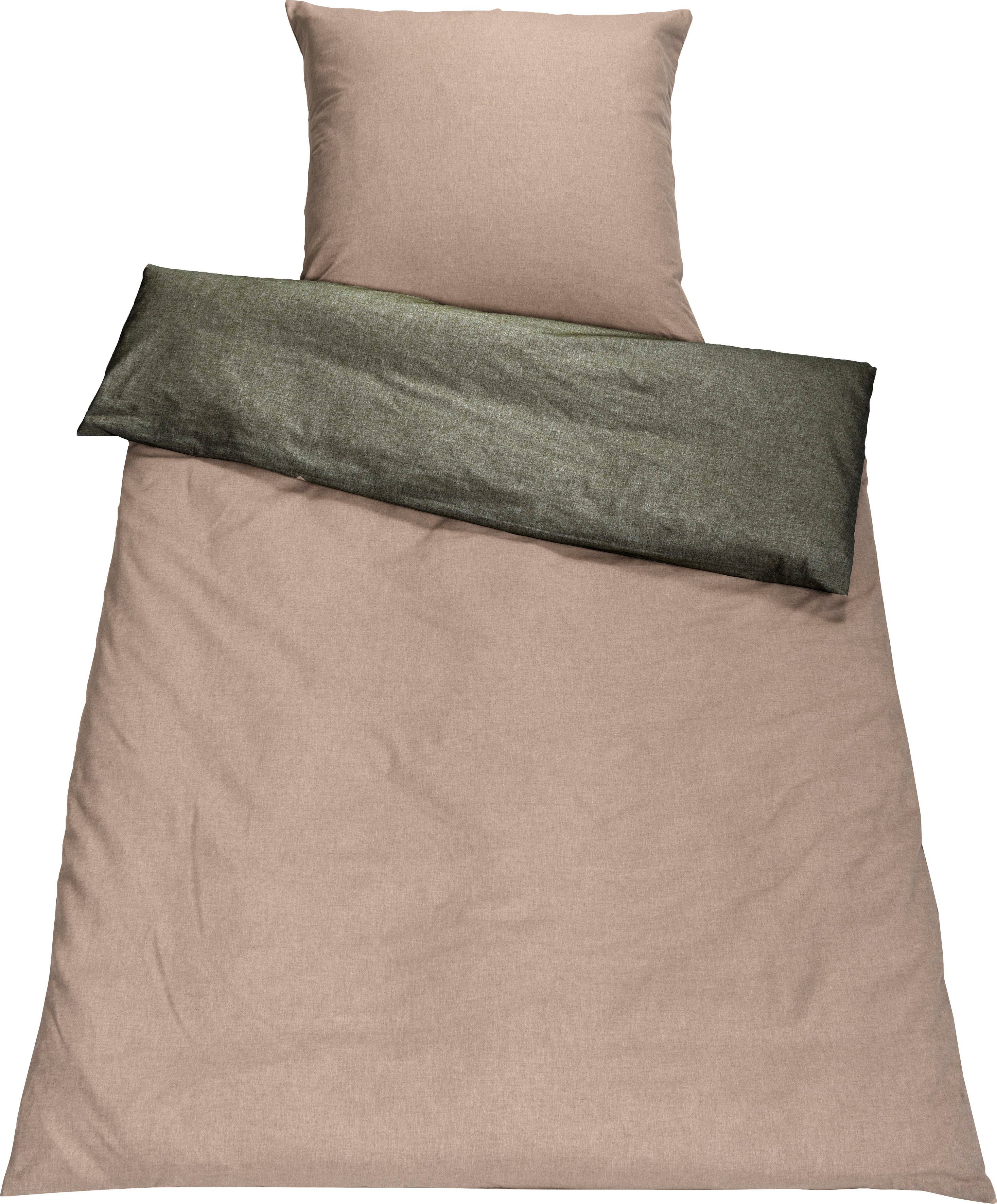 SETEX Wendebettwäsche Chambray, Chambray, 3 teilig, günstig online kaufen